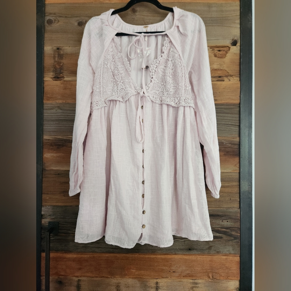 NWOT Free People Summer Struttin' Crochet Dress Size Small - Picture 5 of 7